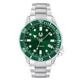 CHRIST VERRA REGENT CV 320226G-11 GRN Silver Dial Green Stainless Steel
